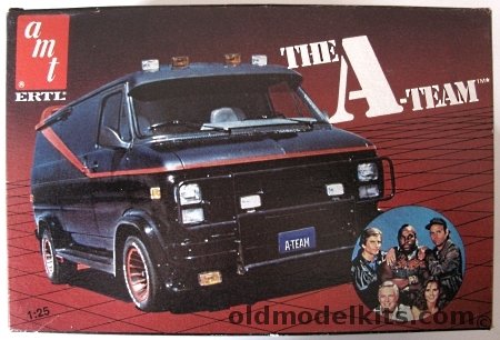 AMT 1/25 The A-Team Van - (GMC), 6616 plastic model kit